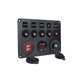 thumbnail image 1 of Speravity Panel de interruptores de coche antioxidante resistente al calor 5 Gang Dual USB interruptores de actualización controlador voltímetro Vehículos, repuestos y accesorios Mis Rojo Speravity VI022283-01B, 1 of 6