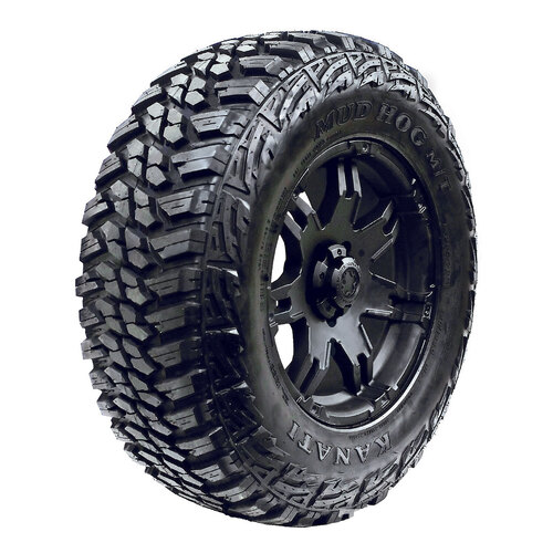 4 New Kanati Mud Hog M/T Tires – 35x12.50R18, Load Range E, 10 Ply