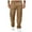 Khaki, variant on Kureaily Men's Elastic Waist Loose Fit Lightweight Workwear Pull On Cargo Pants