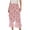 Pink, variant on Bloomers for Women Elastic High Waist Casual Y2k Lace Ruffle Hem Cropped Bloomer Pants Pajama Bottoms Loungewear