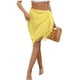 thumbnail image 1 of Sonducket de mujer, portátil, elegante, elástica, bohemia, transpirable, vacaciones de verano, compras, playa, faldas para jugar, ropa de Prendas para la parte inferior del cuerpo Amarillo, 1 of 6