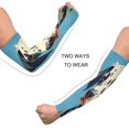 thumbnail image 4 of ALAZA Dog on Blue UV Sun Protection Arm Sleeves UPF 50+ Compression Cooling Sleeve 1 Pair, 4 of 7