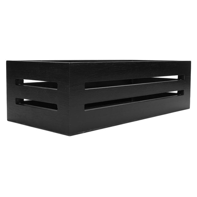 Canasta de Almacenamiento de Madera, Organizador de Madera Espacio de Cajas Ahorrando 13 x 5.9 x 3.9 Pulgadas de Aspecto Elegante para El Dormitorio