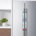 thumbnail image 2 of Yuyamidu Colorful Flower Refrigerator Door Handle Cover 2 PCS Yellow Handle Protector for Ovens Fridge Oven Microwave Universal Appliance Handle Covers Kitchen Decor Accessories, 2 of 7