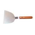thumbnail image 1 of Injueey Pala de presión Teppanyaki de acero inoxidable - Pulido de espejo liso Mango de sin rebabas - Para cocinas Cocinas Cocina y Comedor talla grande, 1 of 6
