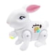 thumbnail image 2 of Juguete eléctrico para mascotas, juguete electrónico interactivo con efecto de sonido, juguete de conejo eléctrico que camina para educación temprana, recuerdo de fiesta para gatear. Blanco, 2 of 9