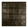 Great Lakes Tin 2ft x 2ft Ludington Bronze Burst Lay-In Ceiling Tile (5-Pack)