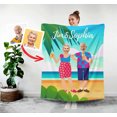 thumbnail image 1 of Hawaii Vacation Photo Blanket, Personalized Retirement Gift, 1 of 10