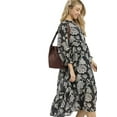 thumbnail image 4 of Umgee Floral Print Boho Midi Dress, 4 of 6