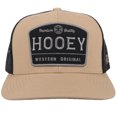 thumbnail image 2 of Hooey Mens Trip Western Original Logo Adjustable Snapback Cap Hat, Tan / Black, 2 of 5