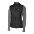 thumbnail image 2 of Women's Cutter & Buck  Black El Paso Chihuahuas Stealth DryTec Hybrid Quilted Full-Zip Windbreaker Jacket, 2 of 3