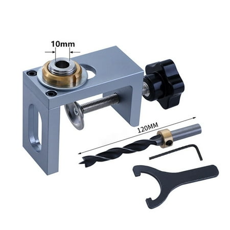 

qiya 8/10/12mm Dowel Drill Guide Jig Rebound Cabinet Wood Punching Locator Auxiliary