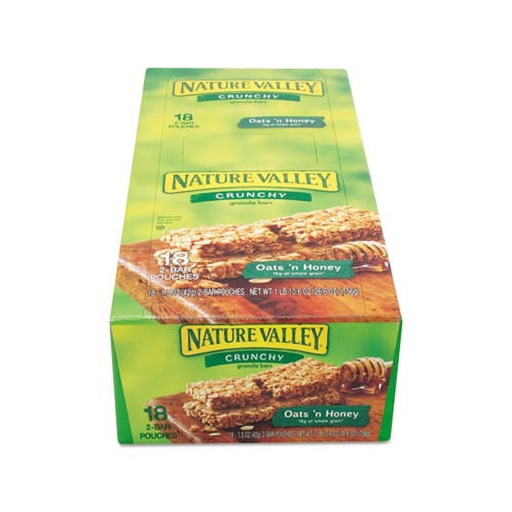 Granola Bars Oats'n Honey Cereal, 1.5 oz Bar, 18/Box