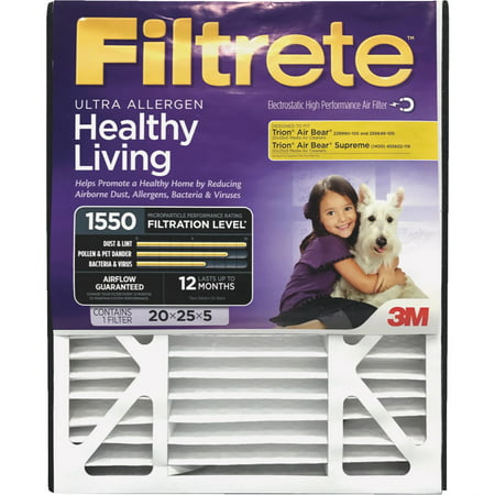 Filtrete Allergen Reduction Filters, 20-Inch x 25-Inch x 5-Inch