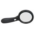 thumbnail image 2 of LED Magnifier, Hand Held Push Switch Black LED Magnifying Glass Ergonomic Round With Light For Outdoor, 2 of 8