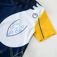 thumbnail image 4 of Toddler Swimsuit Kids Baby Sun Protection Quick Dry Swimsuit Cartoon Print Cute Toddler Student Swimwear Kids Swimsuits Dark Blue 12 Months-18 Months, 4 of 6