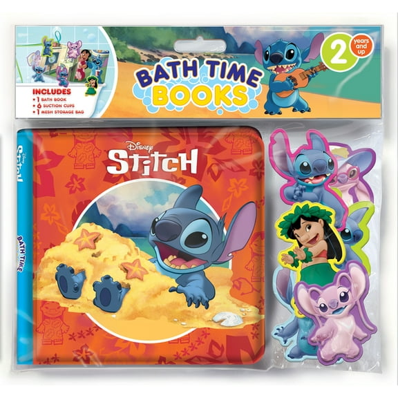 Bathtime Book Disney Stitch Bathtime Book (Eva), (Hardcover)