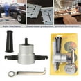 thumbnail image 3 of 160A High-Current Dual-Head Metal Sheet Cutter with Curved Hole Drilling Function – Ideal for Audio Modification & DIY Projects, Durable Electric Shear Tool in Silver Metal Case (Includes Extra Blade, 3 of 5