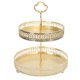 thumbnail image 1 of Soporte redondo para magdalenas, bandeja de pastelería de doble capa, bandeja de torre para servir, bandeja de pastelería, parte superior de la línea, 1 of 8