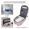 thumbnail image 4 of Mochila de viaje Coofay para mujer y hombre, impermeable, 30 L, 4 of 7