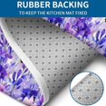 thumbnail image 4 of White Purple Butterfly Flower Pattern Bathroom Rugs Sets 3 Piece,Toilet Cover Set,Absorbent Non Slip Bathroom Mats Sets with U-Shaped Contour Rug Toilet Rug Set, 4 of 5