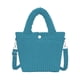 thumbnail image 1 of Bolso bandolera de pana, bolso de felpa azul claro, 1 of 5