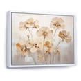 thumbnail image 2 of Designart "Efflorescence Of Geraniums In Minimalism" Geraniums Floater Framed Wall Art Prints, 2 of 5