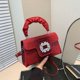 thumbnail image 2 of Bolsos de gran valor para mujer, otoño 2025, nuevo estilo, bolso de mano con estampado de cocodrilo brillante, versátil, informal, bandolera de hombro, pequeño bolso cuadrado, 2 of 5