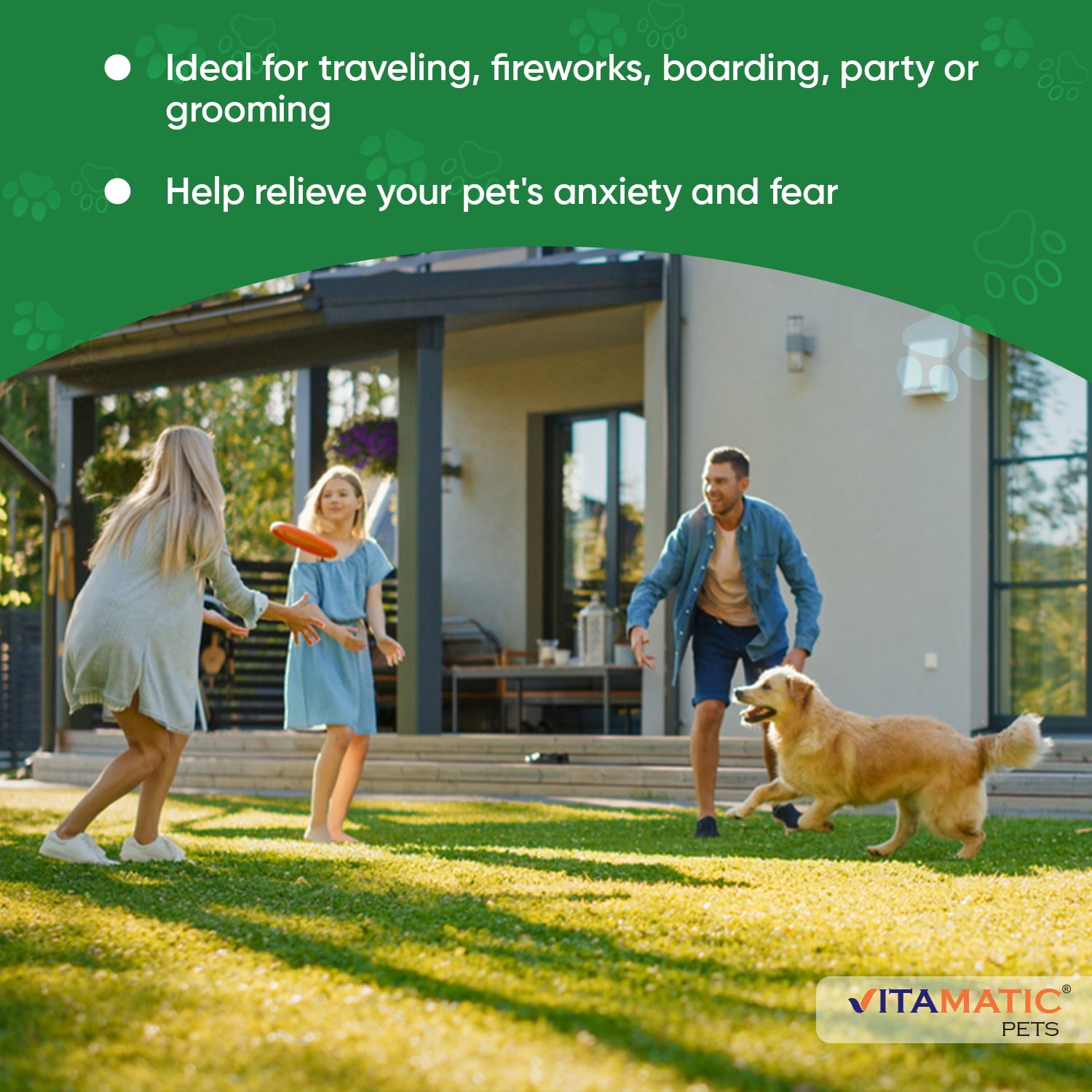 (3 pack) Vitamatic Melatonin for Dogs - 6 mg - 120 Beef Flavored Chewable Tablets