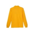 thumbnail image 2 of French Toast Toddler Boys School Uniform Long Sleeve Pique Polo Shirt, 2 of 2