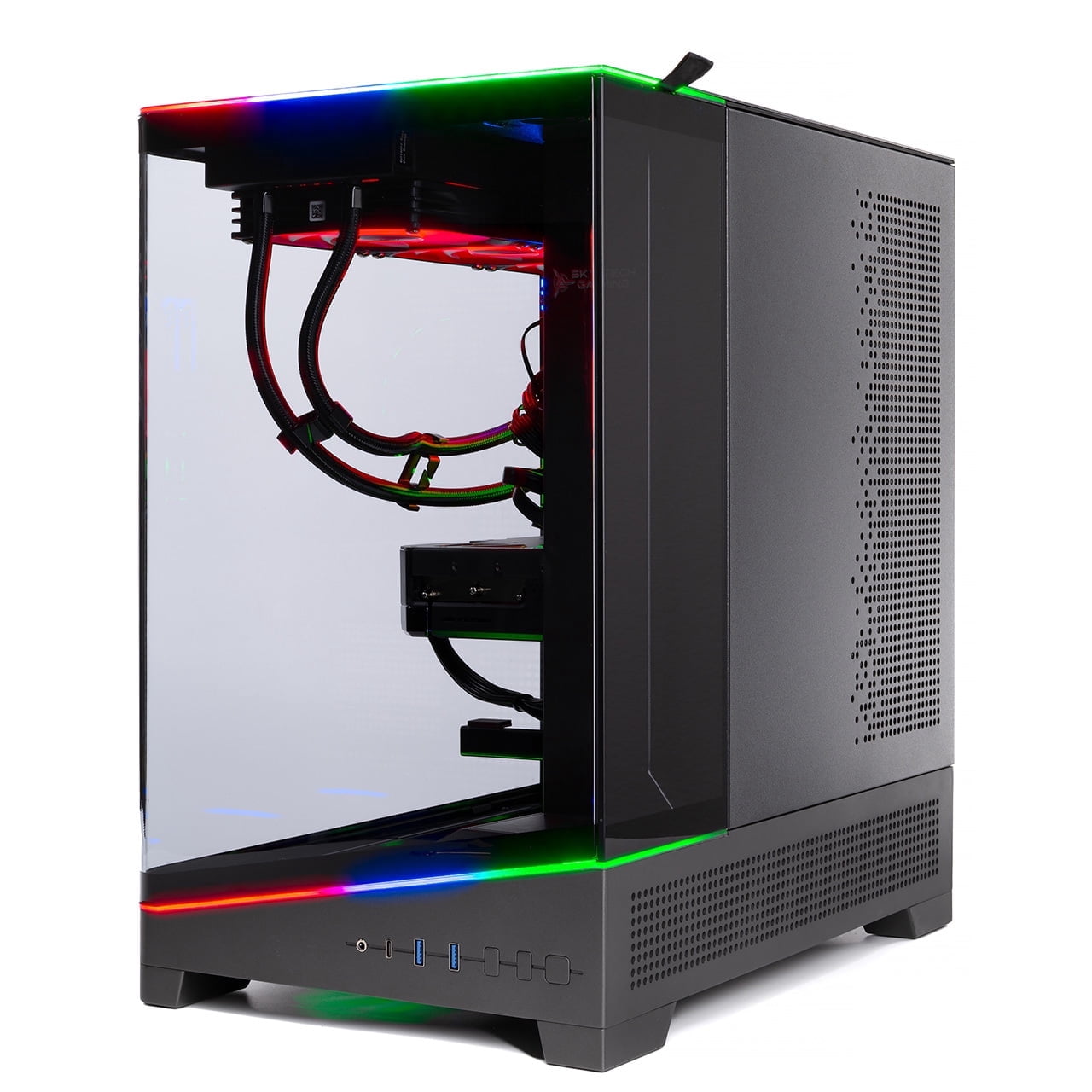 Skytech Gaming Harpy Gaming PC, AMD Ryzen 7 7800X3D 4.2GHz, AMD RX 9070XT 16GB VRAM, 1TB Gen4 NVMe SSD, 24GB DDR5 RAM 6000, 850W GOLD ATX 3 PSU, 360 ARGB AIO , WI-FI 5, Windows 11, Desktop