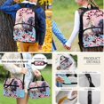 thumbnail image 4 of Binienty Horse Backpack for Girls 10-12 Cherry Blossom Kids Backpack And Lunch Box Set 4th Grade Bookbag for Girls Boys 17 Inch Rucksack with Laptop Compartment and Side Pockets, 4 of 7
