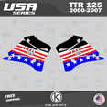 thumbnail image 2 of Kalair GFX Graphics Kit for Yamaha TTR125 (2000-2007) Usa Series, 2 of 5
