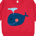 thumbnail image 3 of Inktastic Whale Cute Blue Toddler Sweatshirt, 3 of 4