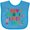 Turquoise, variant on Inktastic My Memere Loves Me Girls Girls Baby Bib