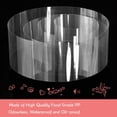 thumbnail image 4 of Cake Collar, 12 Inch Acetate Cake Collars, Large Clear Acetate Sheets for Chocolate Mousse DIY Cake Wrapping Decorating Baking (Length 394inch), 4 of 7