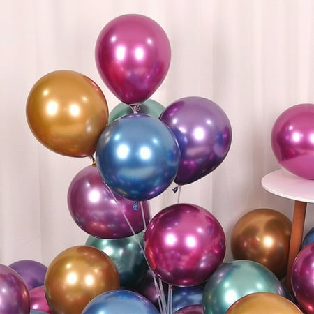 - Funcee 50pcs/Pack Party Balloons 12 Inches Rainbow Set Strong Latex Helium Air Use Decoration Accessory