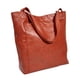 thumbnail image 3 of Bolso de hombro para mujer jinwen bolso de mano para ir de compras de vacaciones Marrón, 3 of 8