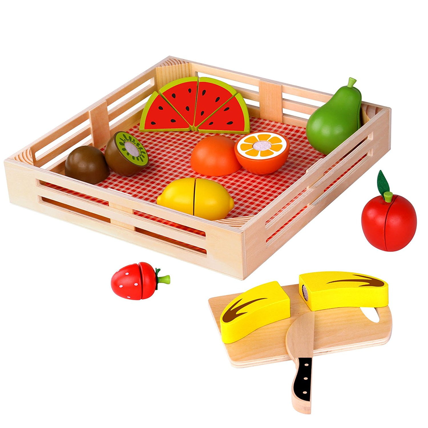 wooden fruit for toddlers