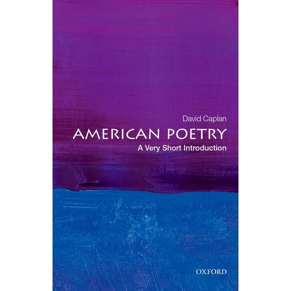 Very Short Introductions American Poetry: A Very Short Introduction, (Paperback)