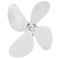 thumbnail image 2 of 4 Leaves Fan Blade, Easy To Install Automatically Aadjusts Appliance Fan Blade, For Stove Wood  Silver, 2 of 8