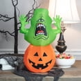 thumbnail image 2 of 1.5 ft. H Halloween Airblown Inflatables Airdorable Ghostbusters Slimer, 2 of 2