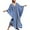 F-Denim Color, variant on Bsubseach Women Casual Kaftan Dress Batwing Sleeve Plus Size Cover up Maxi Caftan Dresses