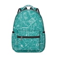 thumbnail image 1 of Chemistry Biology Students Backpack Scientific Knowledge Science Classroom School Bag with Physics Astronomy Engineering Design, Lightweight and Wear-Resistant, 1 of 2