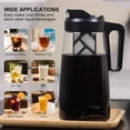thumbnail image 3 of Large Ice Cold Coffee Maker 64 oz, Dishwasher Safty Traitan Carafe Pitcher Leak Proof, Iced Hot Coffee/Tea Brewer Method 2 Quart with Reusable Filter, 3 of 5