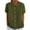 Army Green, variant on Naotn Summer Linen Shirts for Women Fashion Casual Loose Fit Button Lapel Neck Short Sleeve Tops