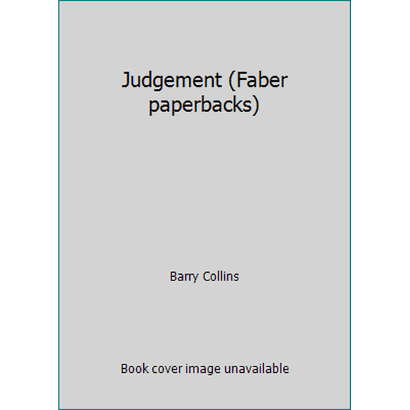 Pre-Owned Judgement (Faber paperbacks) (Paperback) 0571106498 9780571106493