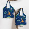 thumbnail image 2 of Vsdgher Dinosaur In Space Print canvas Tote Bag, Lightweight Cloth Bags, Suitable for shopping, groceries, travel, 2 of 4