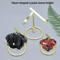 thumbnail image 4 of bedienty 4pieces Crystal Heart Stones Ball Holder Display Rack For Gemstone Collection Gemstone Display Stand C, 4 of 6