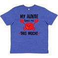 thumbnail image 3 of Inktastic My Auntie Loves Me Nephew Youth T-Shirt, 3 of 5
